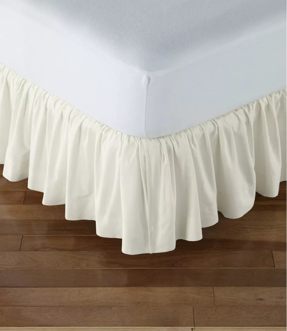 Chambray bed skirt | L.L. Bean