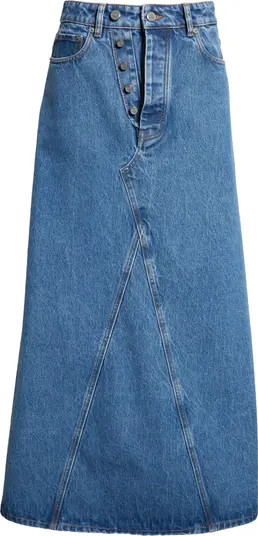 Ganni Denim Maxi Skirt | Nordstrom | Nordstrom