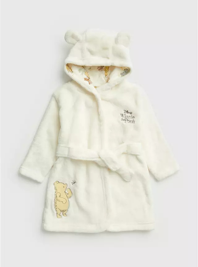 Buy Disney Cream Winnie The Pooh Dressing Gown 3-6 months | Sleepsuits and pyjamas | Tu | Tu Clothing