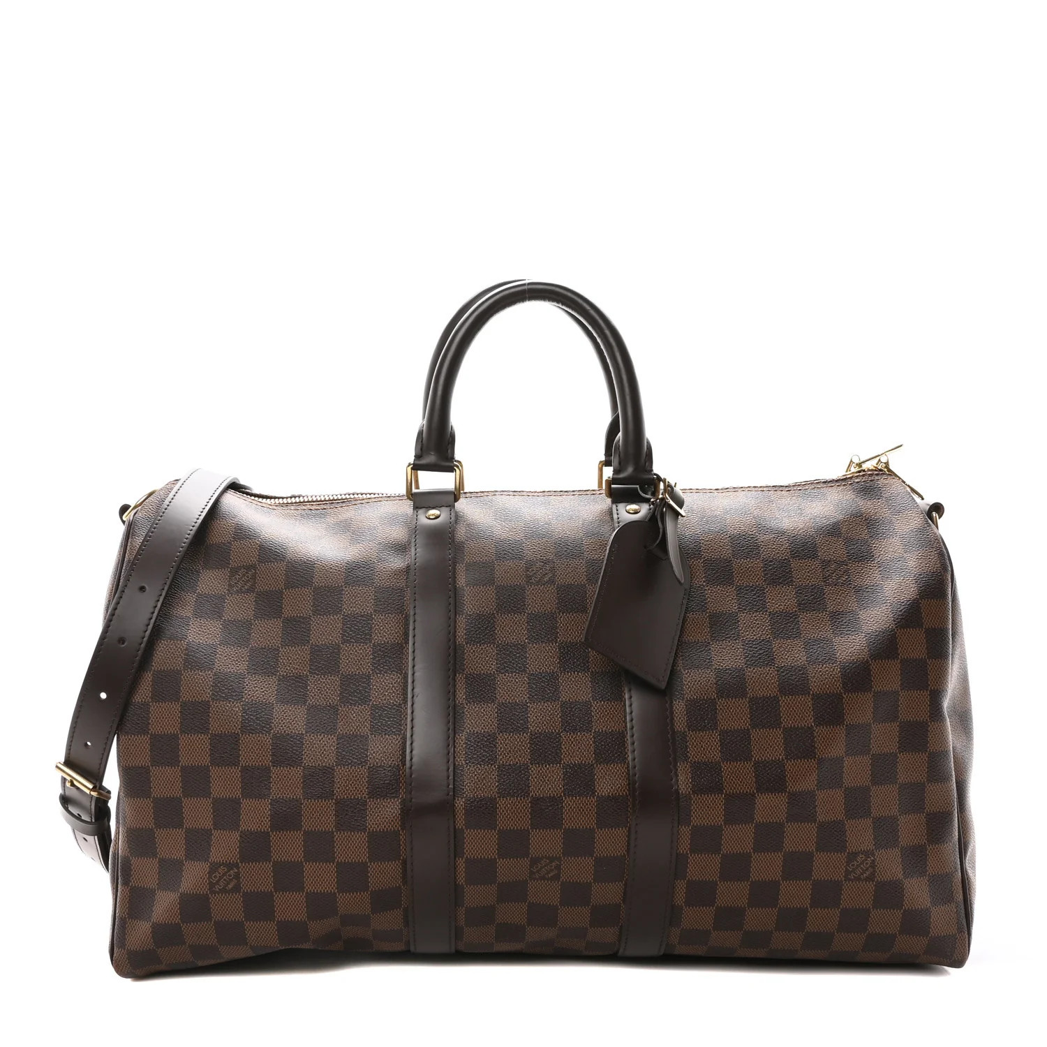 Damier Ebene Keepall Bandouliere 45 | FASHIONPHILE (US)