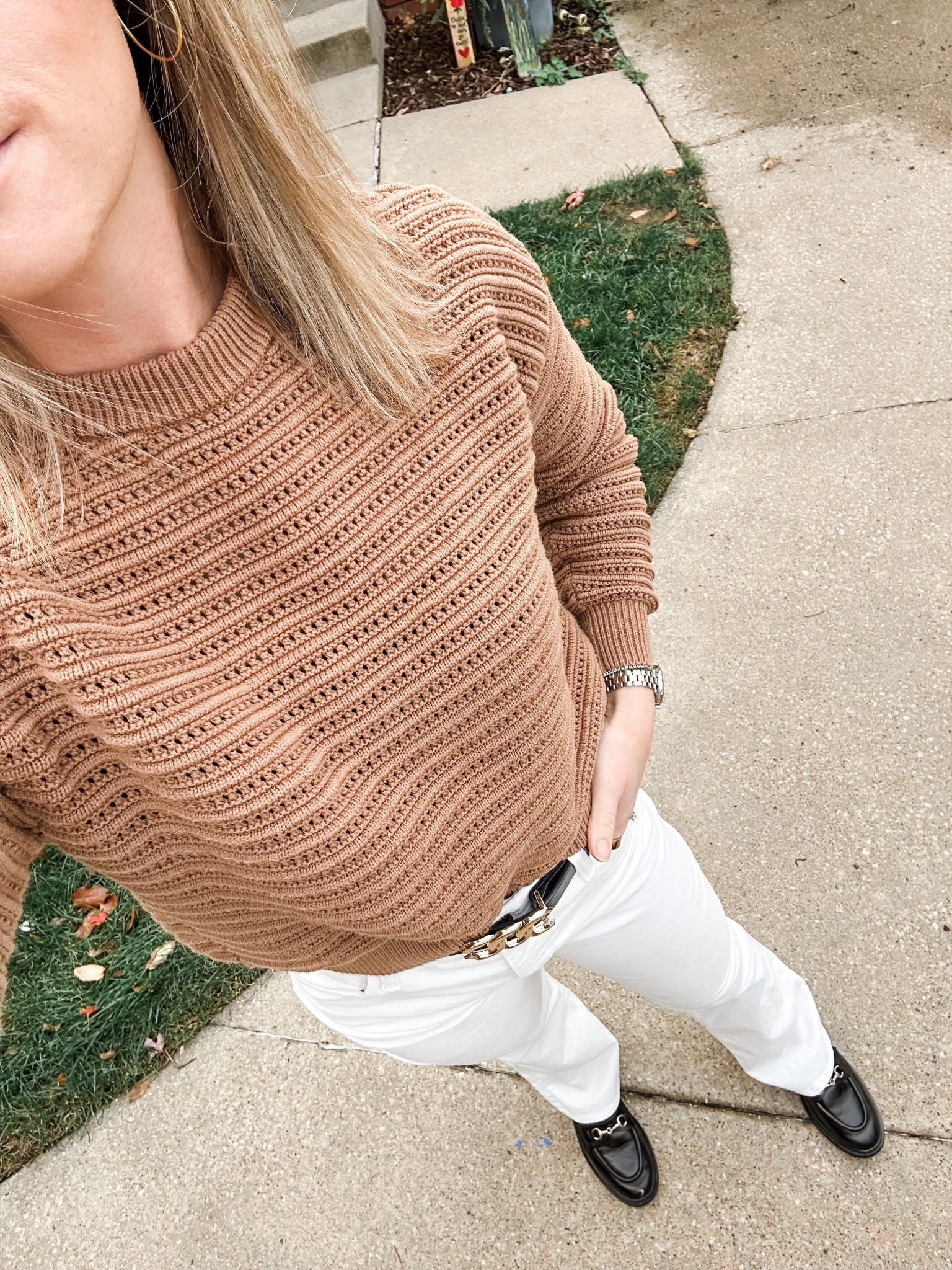 Outfit for a meeting. Love these new pants! They’re a super soft corduroy, and this sweater is such a staple  

#LTKStyleTip #LTKFindsUnder100 #LTKSeasonal