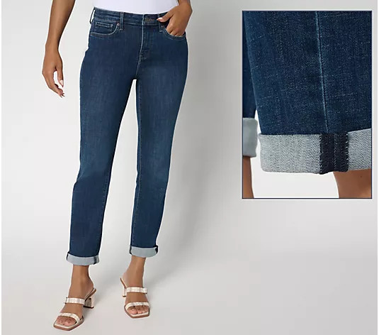 Make Your Selection: NYDJ Sheri Slim Ankle Jean with Cuff | QVC