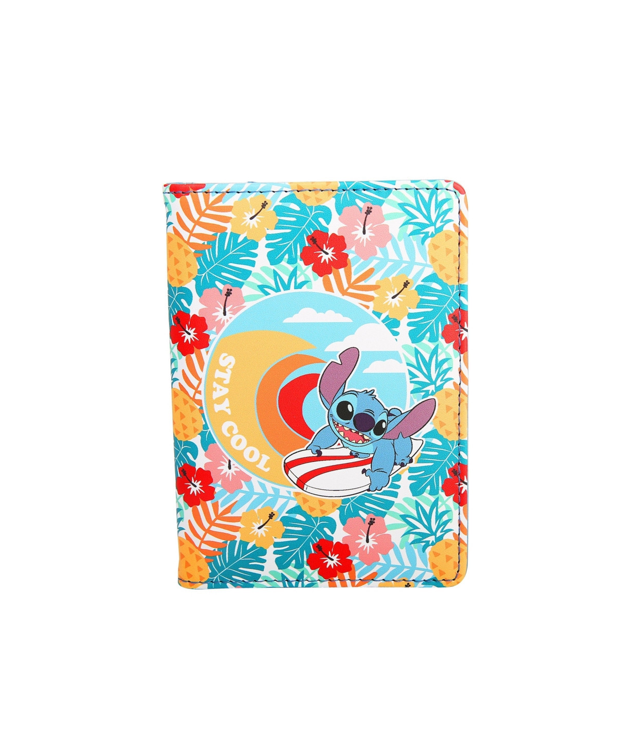 Disney Lilo and Stitch Passport Holder- Cute Travel Wallet for Disney Fans, Officially Licensed - Blue, yellow | Macy's
