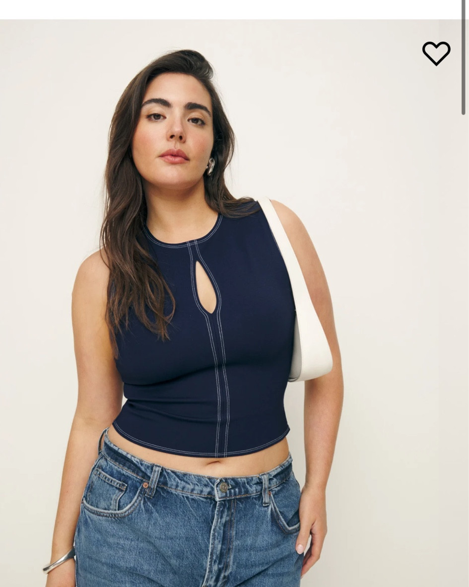 Reformation blue top