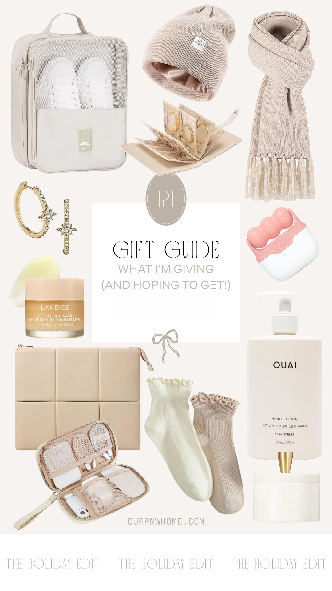 Amazon gifts I'm giving this year (and hoping to get too)!

Gifts for her, gifts for mom, gifts for sister, gifts for mother-in-law, gifts for the traveler, travel shoe bag, tan scarf, neutral beanie, cold weather gear, travel jewelry pouch, jewelry organizer, ice roller, beauty essentials, lip mask, hand lotion, salt cellar, ruffled crew socks, laptop sleeve, laptop case, cord keeper, charger organizer, earrings 

 #LTKGiftGuide #LTKFindsUnder50 #LTKStyleTip