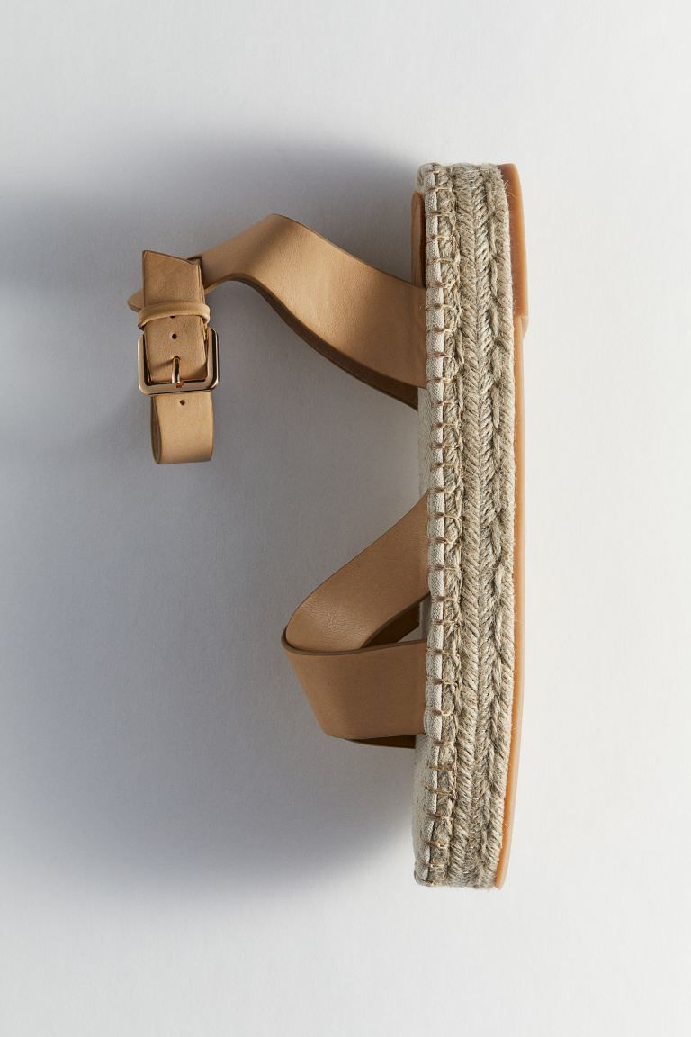 Espadrille Sandals - Beige - Ladies | H&M US | H&M (US + CA)