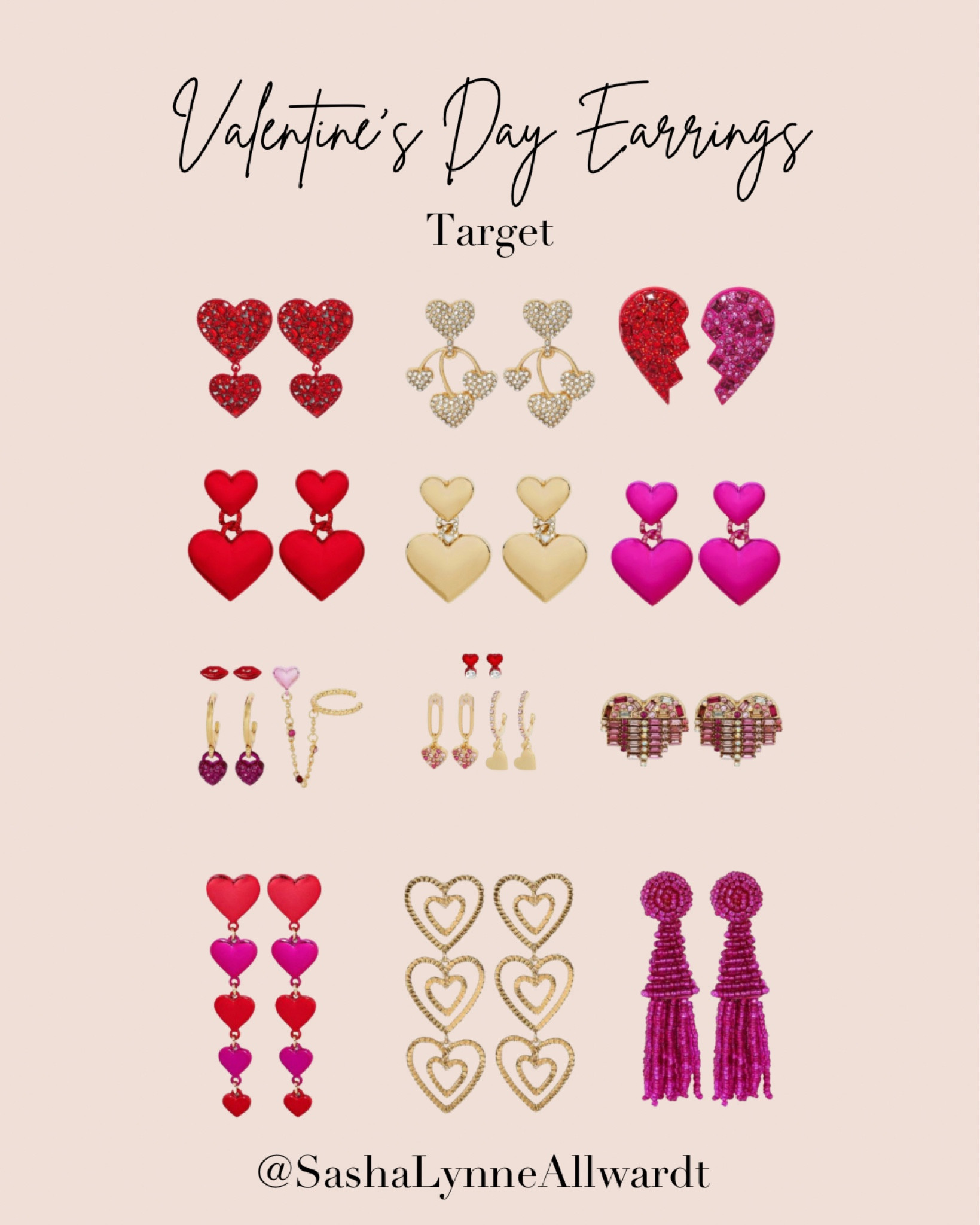 Valentine’s Day earrings from target! 
#targetstyle #target #valentinesday #earrings #targetearrings #sugarfix #sugarfixxbaublebar #valentinesdayearrings #targetjewelry #valentinesdayjewelry 

#LTKstyletip #LTKunder50 #LTKSeasonal