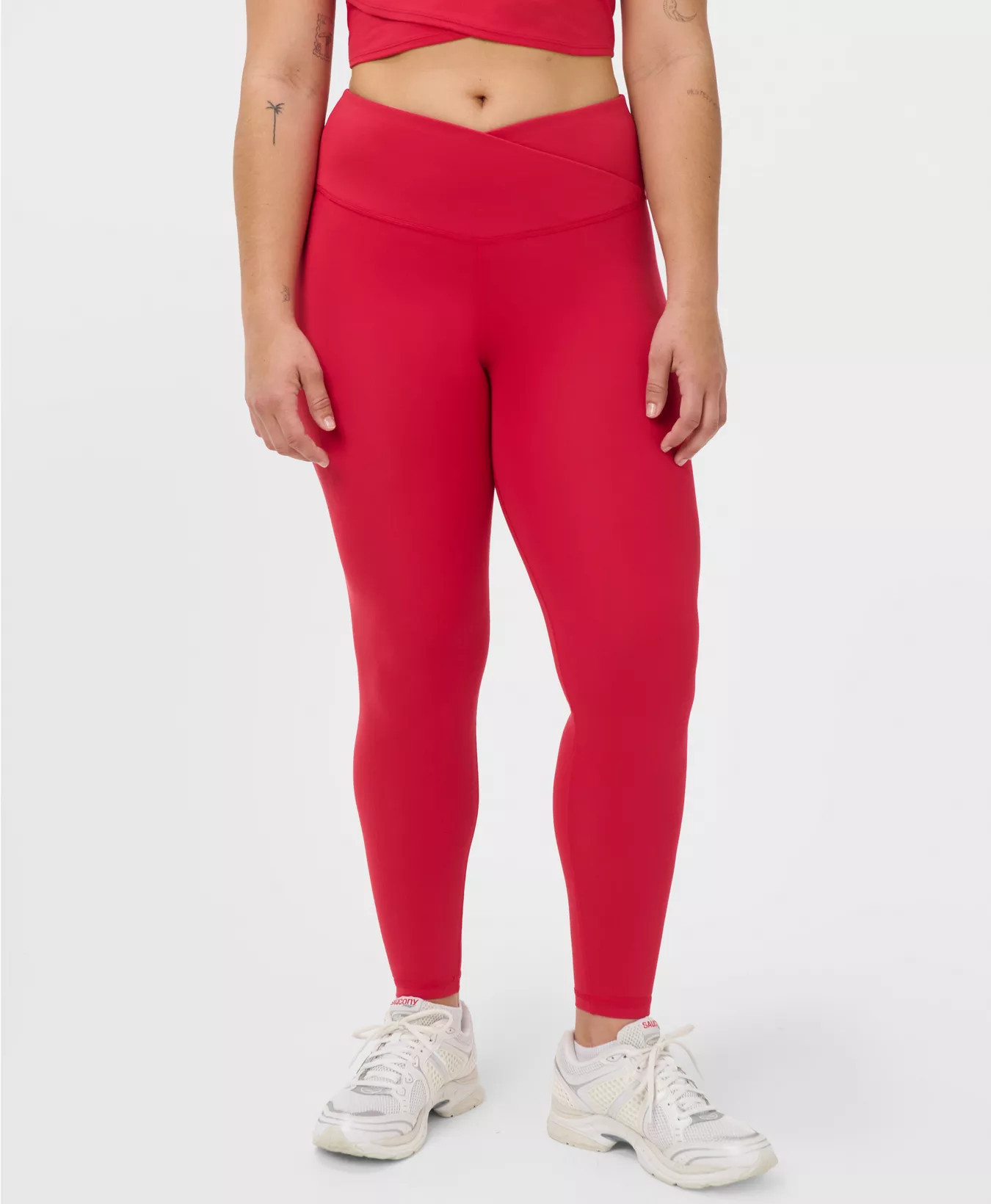 All Day Wrap Waist Leggings - Crimson Red | Women's Leggings | Sweaty Betty | Sweaty Betty UK