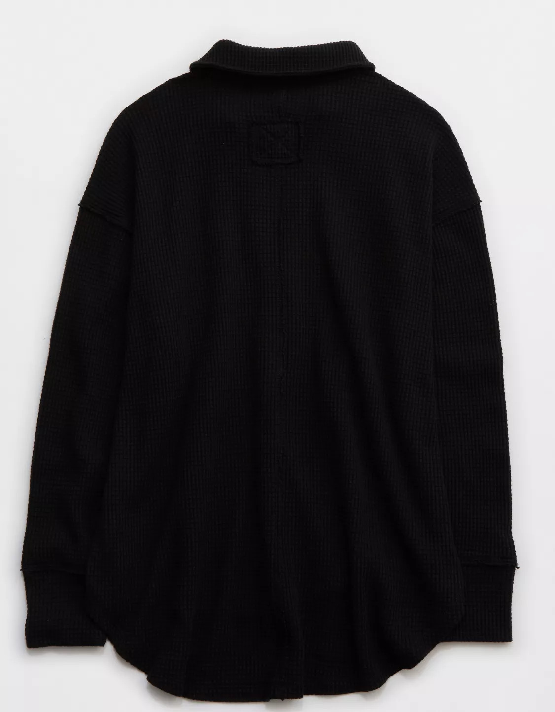 Aerie LumberJane Waffle Polo Sweatshirt | Aerie