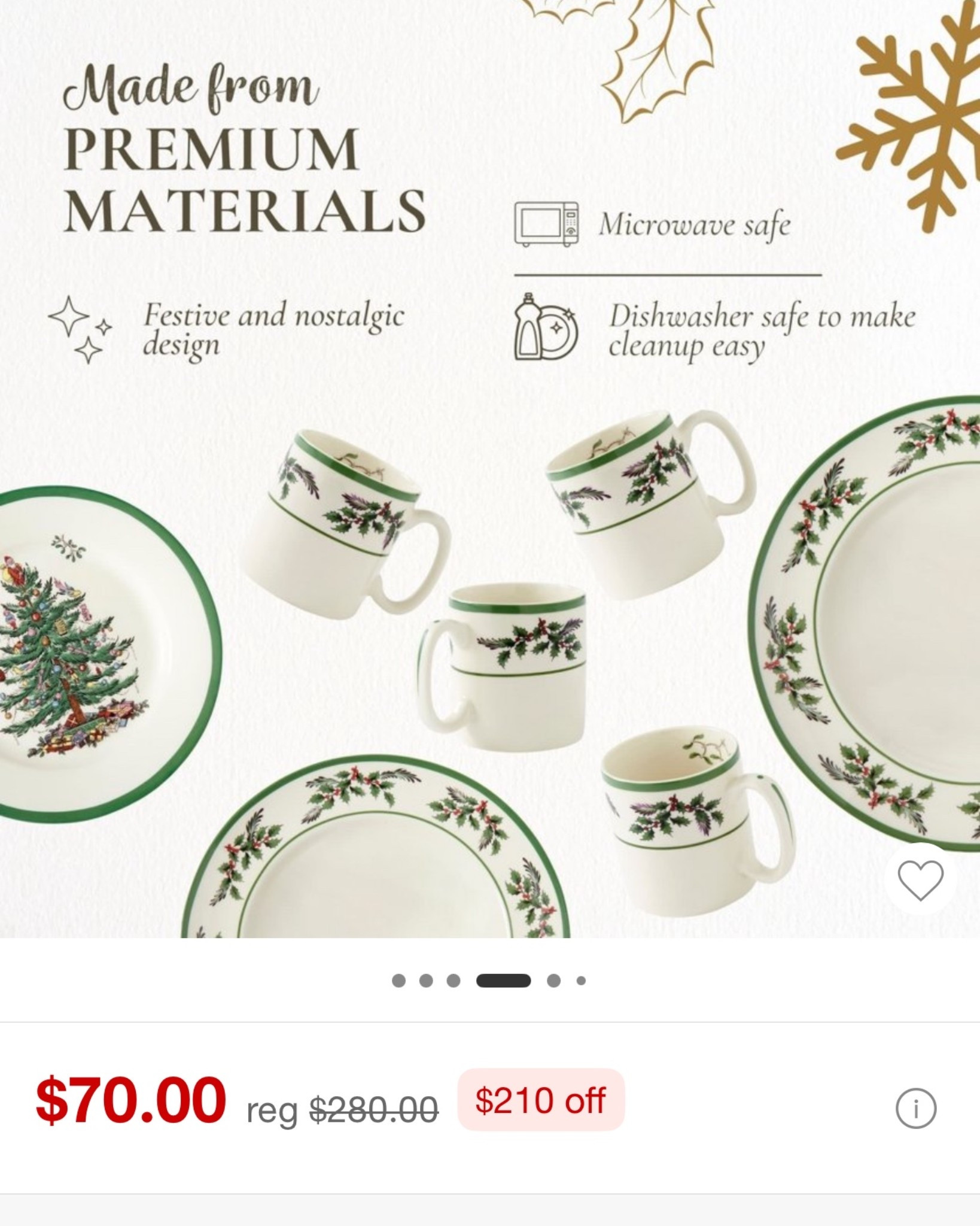 Spode Christmas 12 piece set 

#LTKSaleAlert #LTKHoliday #LTKFindsUnder100