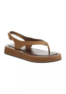 COACH Women's Sculpted C Platform Thong Sandals | Belk