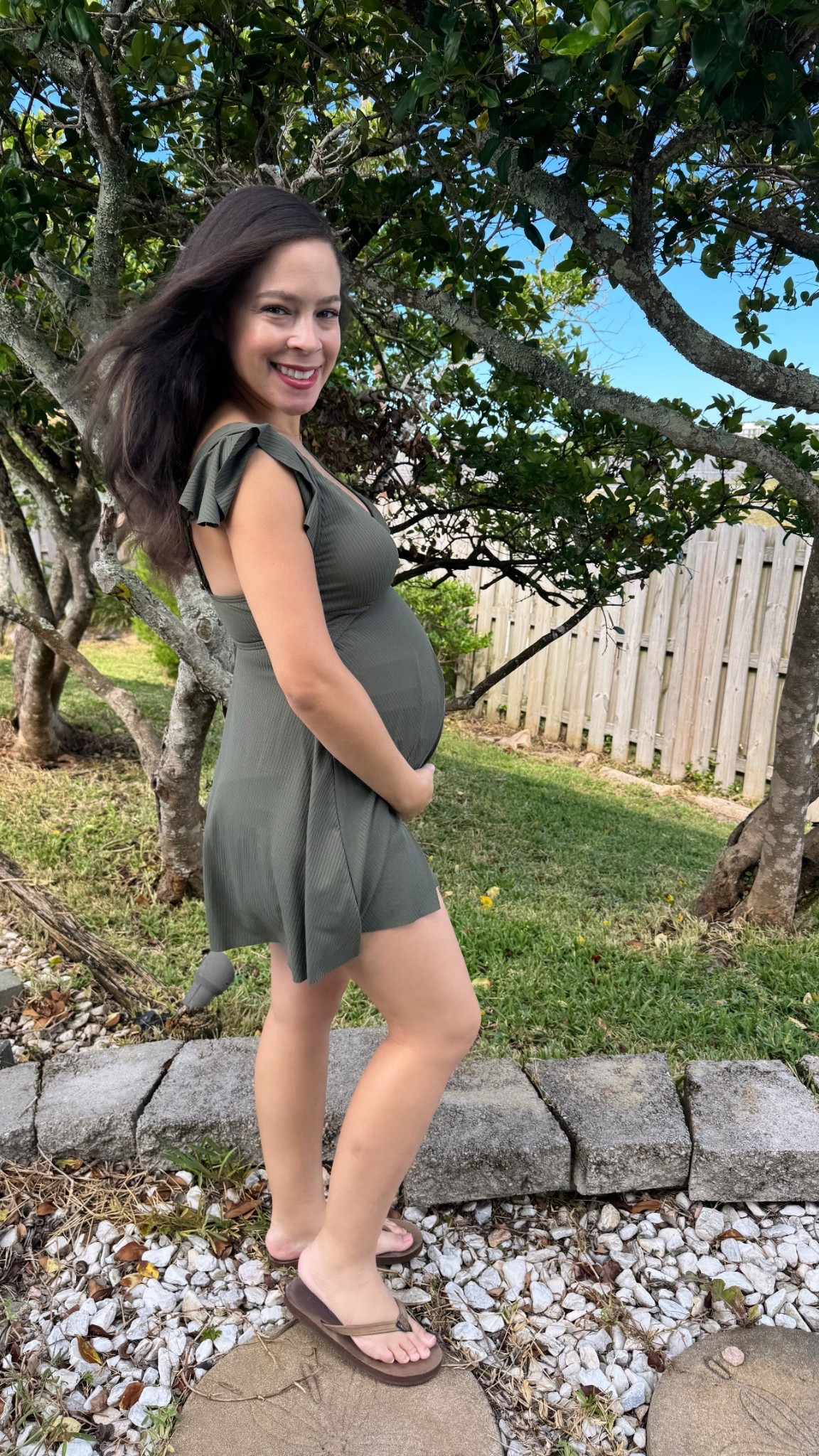 Cute &amp; comfy maternity swimsuit that also works as a dress/cover up! It is modest and super flattering! 

#LTKBump #LTKPetite #LTKActive