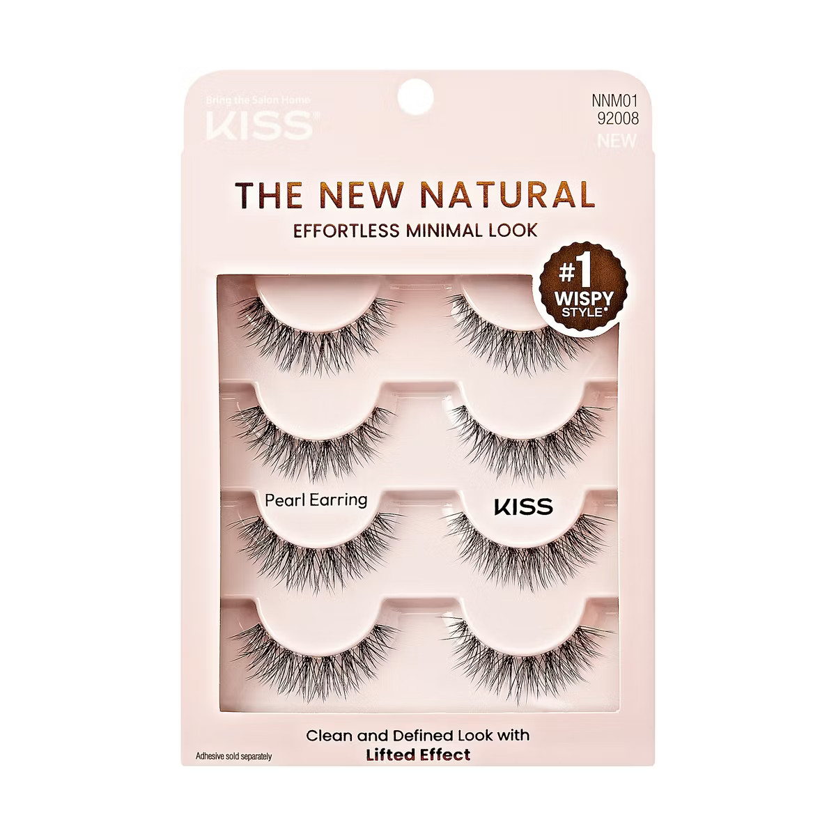 KISS Products The New Natural False Eyelashes - Black - 4pr | Target
