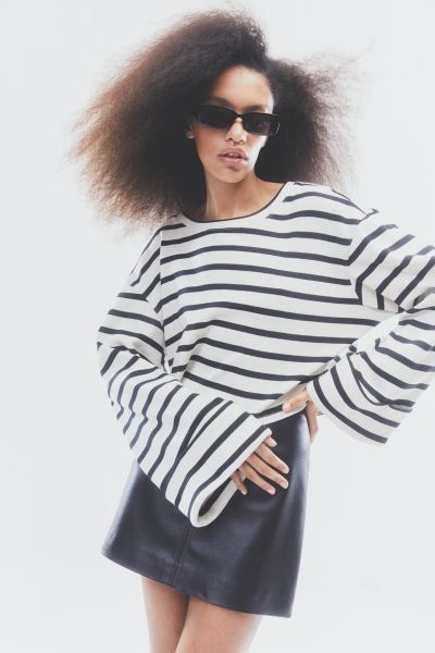 Long-sleeved Jersey Top | H&M (US + CA)