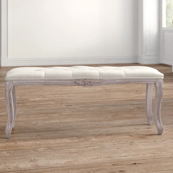 Vasquez Wood Upholstered Bench | Wayfair North America