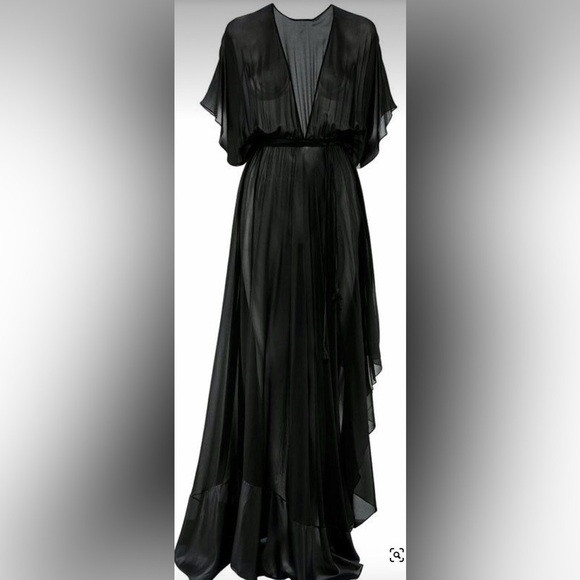 Louiza Babouryan Sheer Chiffon Dress | Poshmark