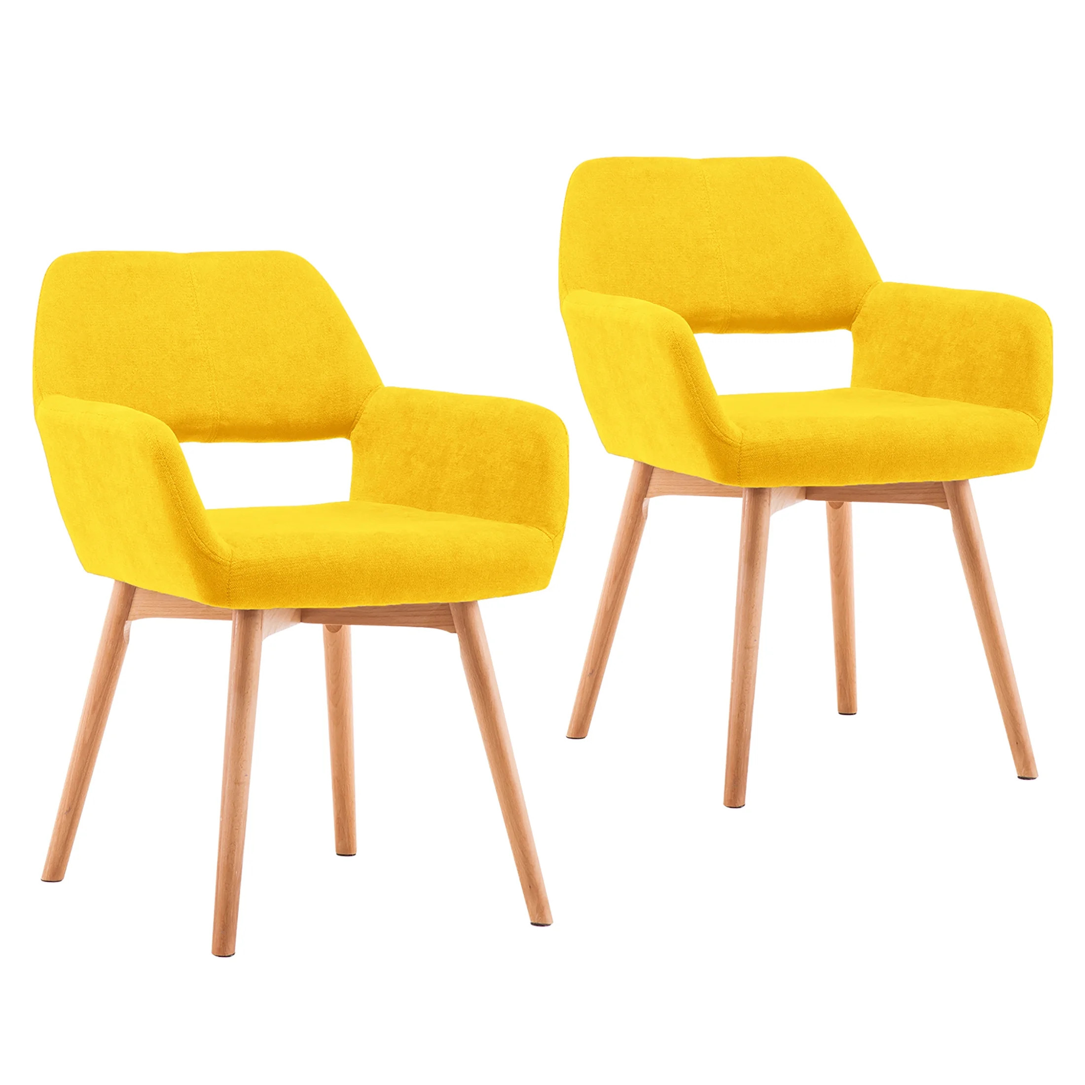 Homy Grigio Dining Chairs Set of 2 Kitchen & Dining Room Chairs for Kitchen Chairs with Armrest (... | Walmart (US)