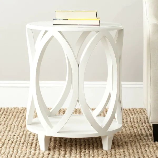 Safavieh Janika Off White Accent Table | Bed Bath & Beyond