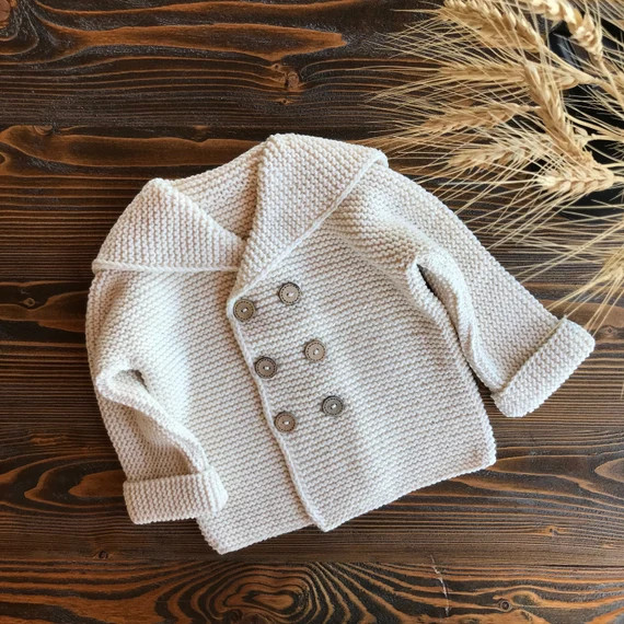 Knit Baby Boy Cardigan  Baby Boy Sweater  Toddler Cardigan  | Etsy | Etsy (US)