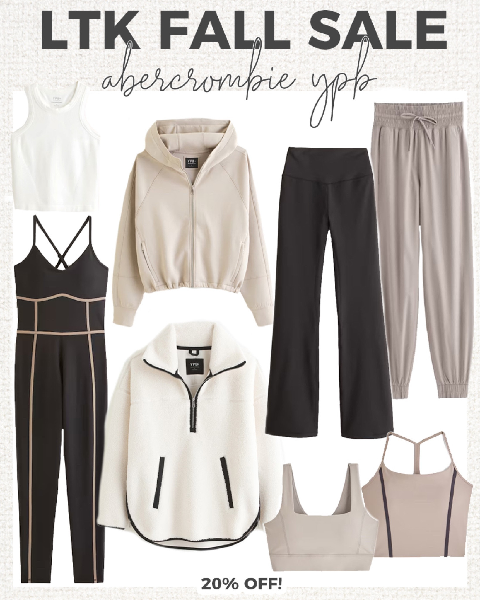 LTK Fall Sale - 20% off Abercrombie activewear! 

#abercrombie #fallactivewear #ypb

Neutral activewear. LTK Fall Sale. Abercrombie YPB. Fall activewear  

#LTKSale #LTKfitness #LTKSeasonal