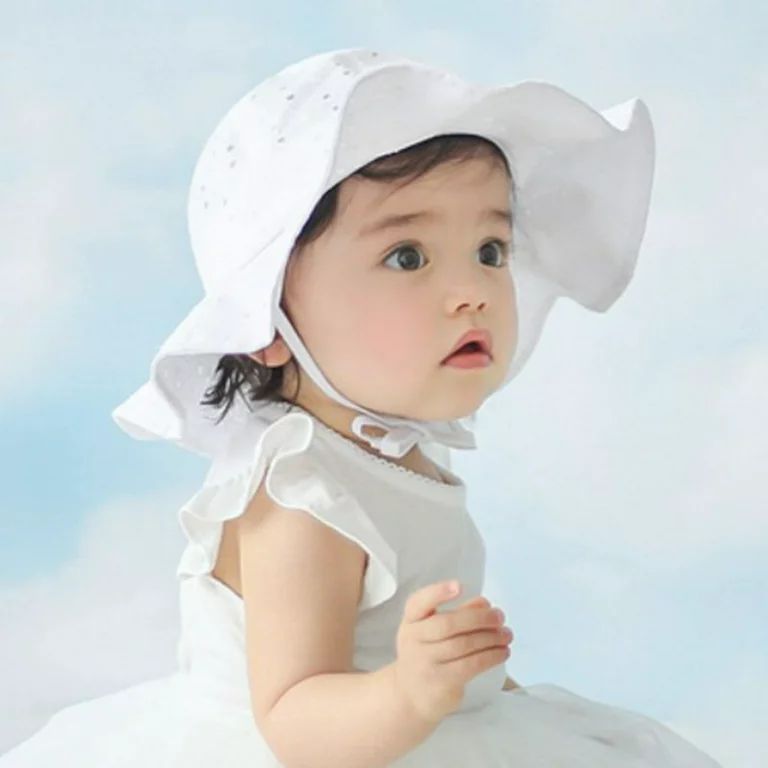 Sun Hat Baby Toddler Kids 50+ UPF Sun Protective Wide Brim Bucket Hat | Walmart (US)