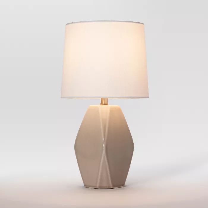 Modern Ceramic Facet Accent Table Lamp - Project 62™ | Target