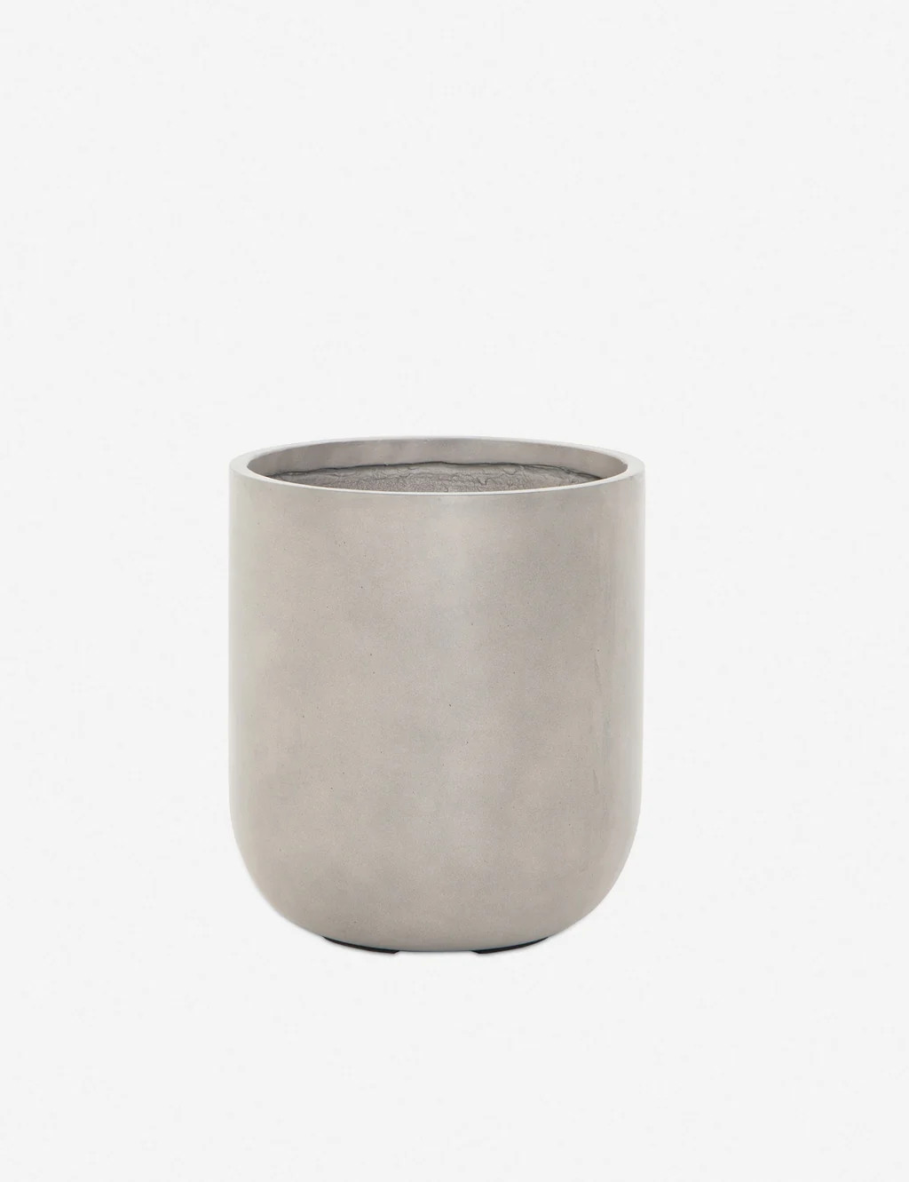 Dena Indoor / Outdoor Round Planter, Grey | Lulu and Georgia 
