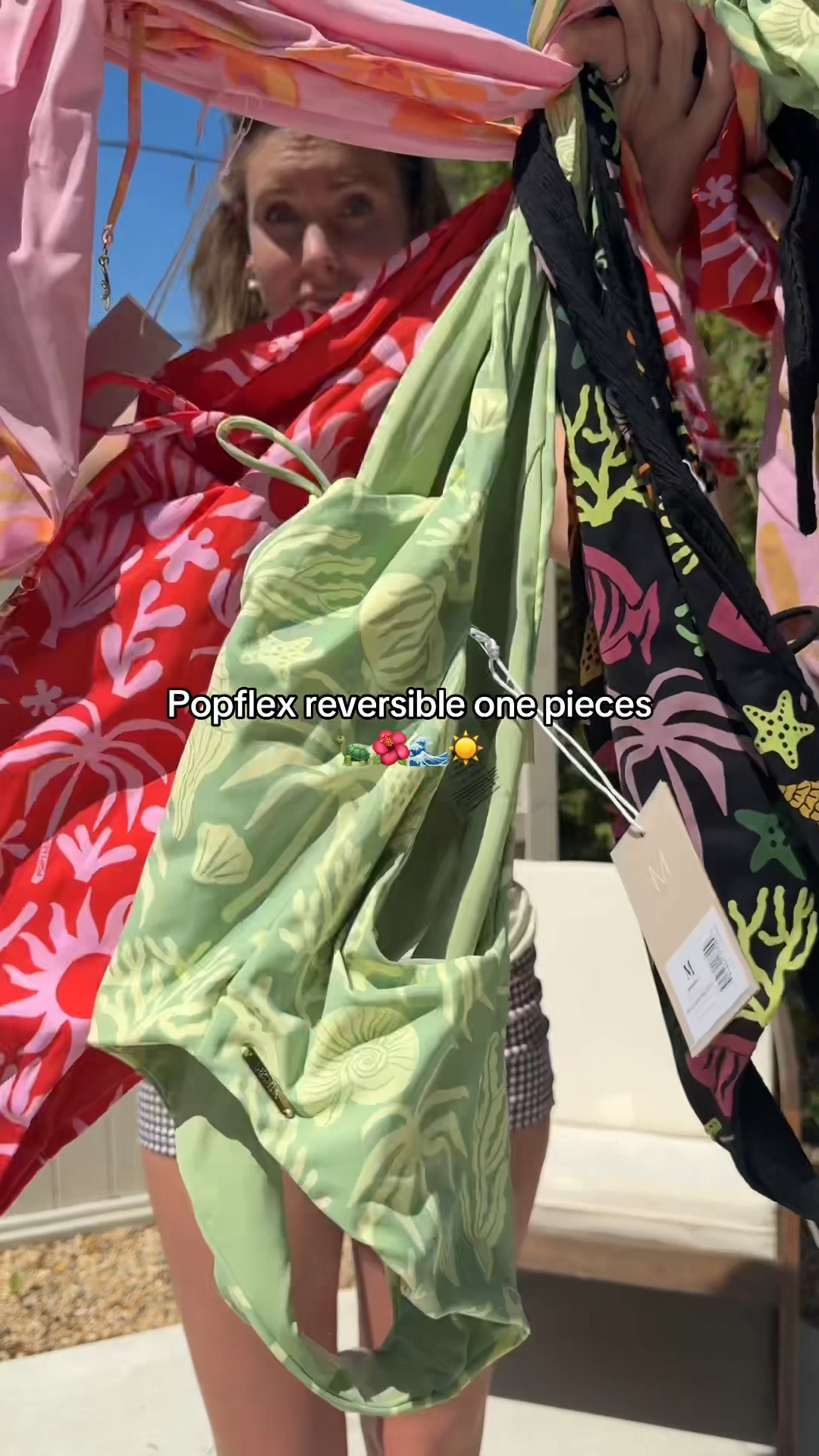 Which one is your favorite, girls? 🌺🖤🍓💚1, 2, 3, 4 or 5?

Okay these POPFLEX Active one piece swimsuits might be the cutest women’s swimwear I’ve seen for summer 😍 I’m obsessed with the reversible designs because it literally feels like getting two swimsuits in one.

I love that they actually feel flattering AND comfortable without constantly adjusting everything every 2 seconds. The deep neckline and open back details are so pretty, but they still feel secure enough to move around in.

Tall girls know the struggle of one pieces pulling WAY too tight or turning into a permanent wedgie by the end of the day 😅 These actually have enough stretch and length to fit comfortably without feeling awkward.

The prints are SO cute for beach days, pool days, vacations, lake trips, or just laying out in the sun with your girls ☀️

Comment SHOP and I’ll send the link 💫

https://liketk.it/6e36u

Follow @kristinanicoletall for tall girl swimwear finds, women’s fashion, summer outfit inspo, and cute vacation looks 🤍

onepieceswim womensswimwear swimsuitsforwomen summerstyle beachoutfits vacationoutfits reversibleswim tallgirlstyle tallgirlfashion swimwearfinds femininefashion resortwear beachstyle summerfashion wardrobefinds women girls @POPFLEX
