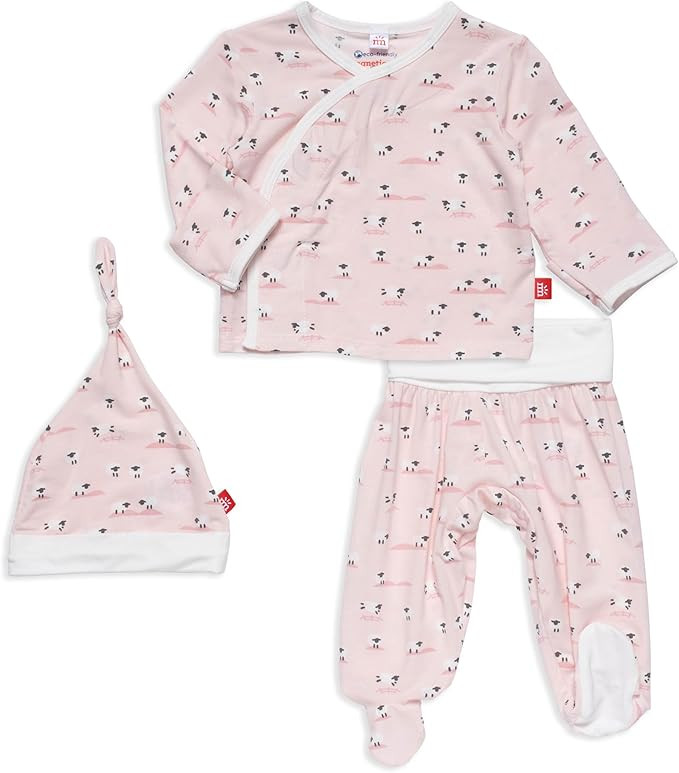 Magnetic Me Modal Newborn Take Home Kimono Set | Silky Soft Modal Fabric | Amazon (US)