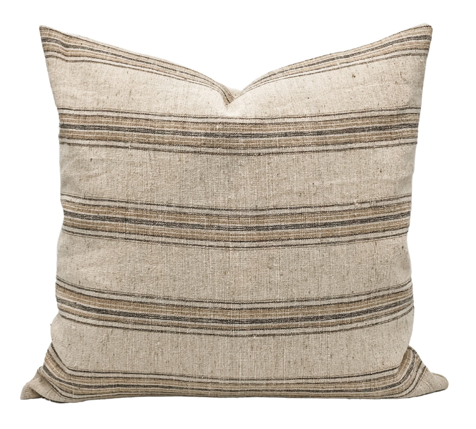 Striped Handwoven Wool Pillow Cover | Krinto