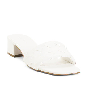 Braided Band Slide Heel Sandals | TJ Maxx