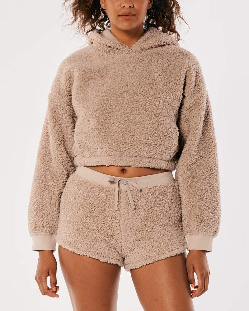 Damen Gilly Hicks Nubby Sherpa-Hoodie | Damen | HollisterCo.com | Hollister (EU)