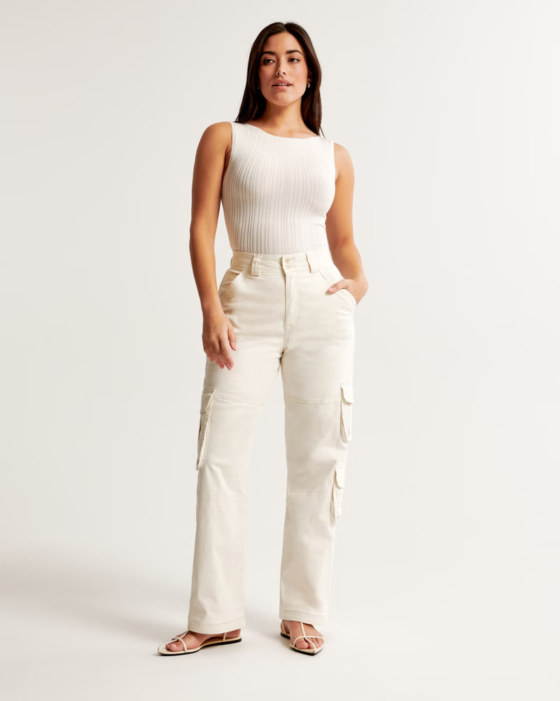 Curve Love Relaxed Cargo Pant | Abercrombie & Fitch (US)