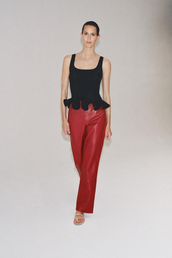 WAVE HEM KNIT TOP | Zara US