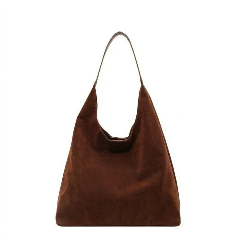 LinYooLi Bolso Vintage de Otoño E Invierno para Mujer Bolso de Hombro de Gamuza de Gran Capacida... | Walmart (US)