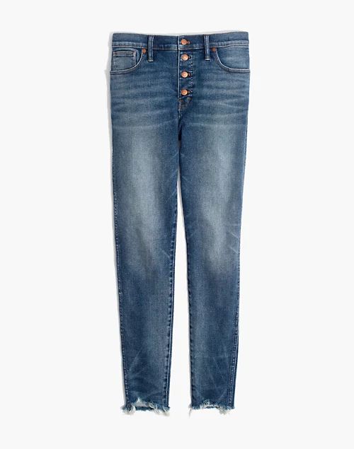 10" High-Rise Skinny Jeans in Cordova Wash: Button-Front Edition | Madewell