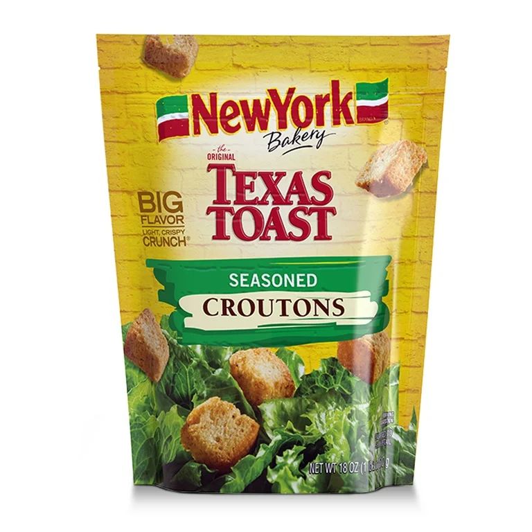 New York Bakery Texas Toast Seasoned Croutons, 5 oz. Bag | Walmart (US)