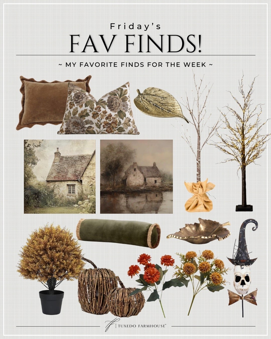 My favorite home decor finds for fall and a couple holiday trees.

#LTKSeasonal #LTKHome #LTKSaleAlert