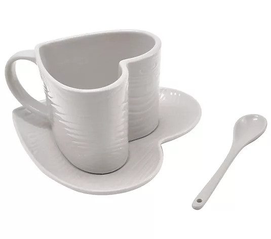 Make Your Selection: Temp-tations Woodland 18-oz Figural Mug with Plate and Spoon | QVC