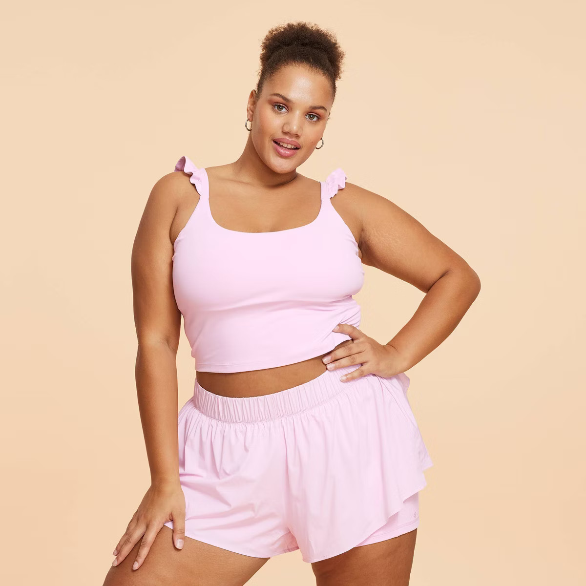 Blogilates Women's Ruffle Tank Top | Target