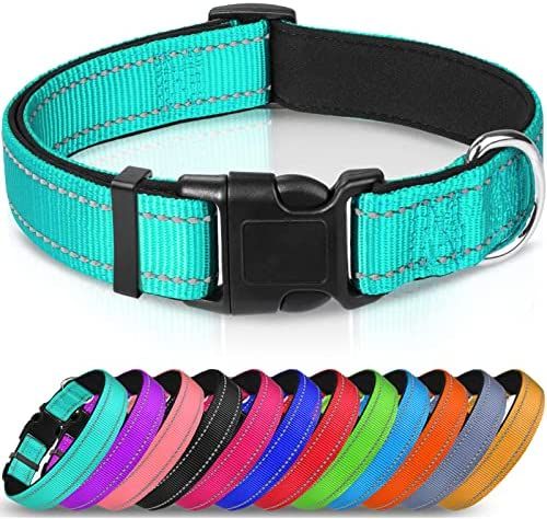 Joytale Reflective Dog Collar,Soft Neoprene Padded Breathable Nylon Pet Collar Adjustable for Lar... | Amazon (US)