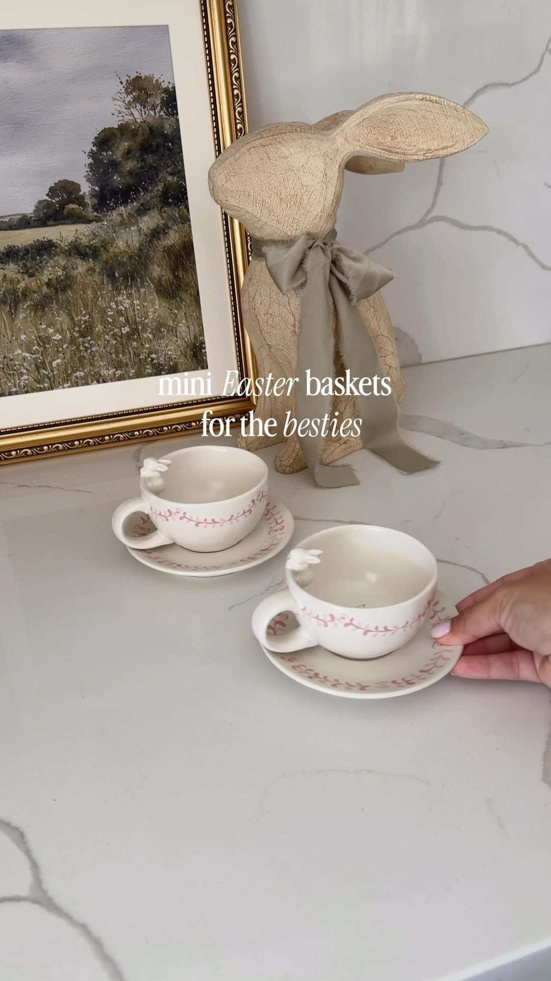 Mini Easter baskets for the besties 🐇 
These bunny cups are perfect for year round and you can fill them with a cutie lip gloss, hand sanitizer, treats and a hair clip ✨

#easter #easterbasket #eastermug #eastergift #springgift #target #targetfind #springdecor #springmug #bunny 

#LTKSeasonal #LTKHome #LTKdayinmylife