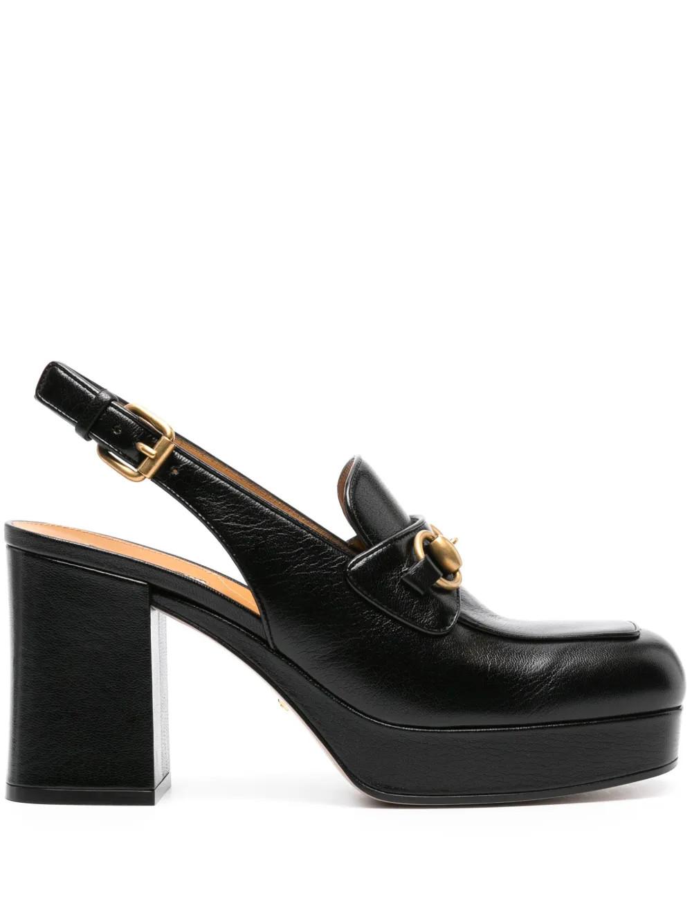 Gucci Horsebit 85mm Platform Pumps - Farfetch | Farfetch Global
