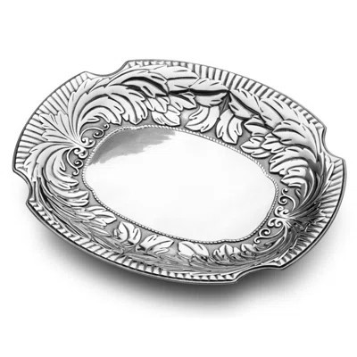 Wilton Armetale Acanthus Large Tray, 19.25 Inch, Silver | Wayfair North America