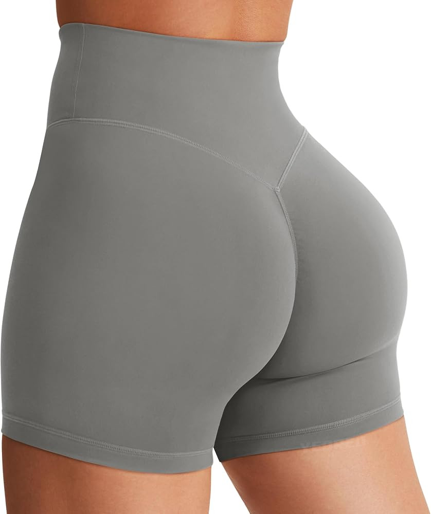 YEOREO SoftHue Women's Biker Shorts Workout Hidden Scrunch Gym Shorts | Amazon (US)