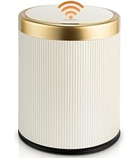 Pukomc Bathroom Trash Can with Lid，3.5 Gallon Motion Sensor Waterproof Touchless Garbage Can, S... | Amazon (US)