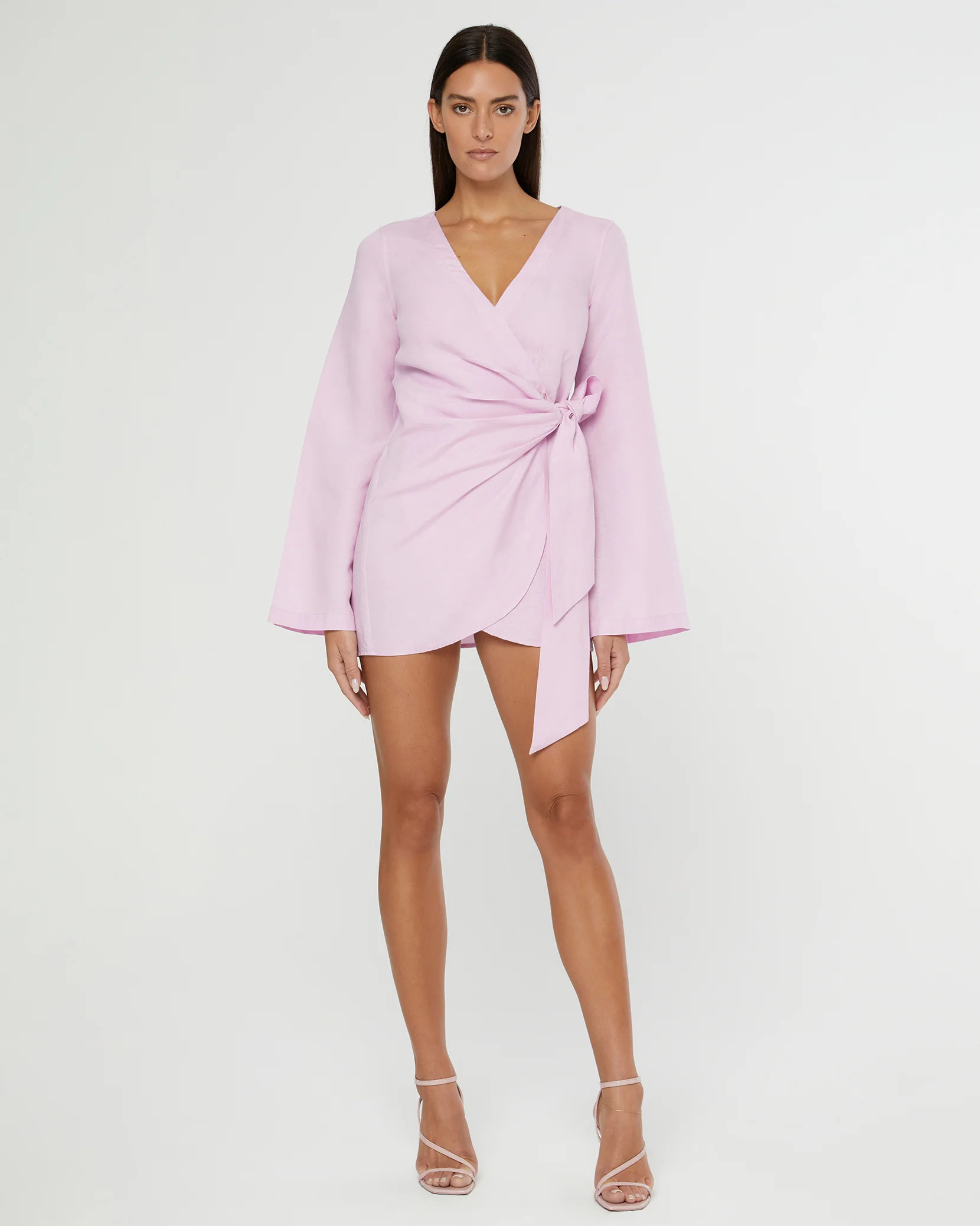 Air Linen Wrap Dress | onia