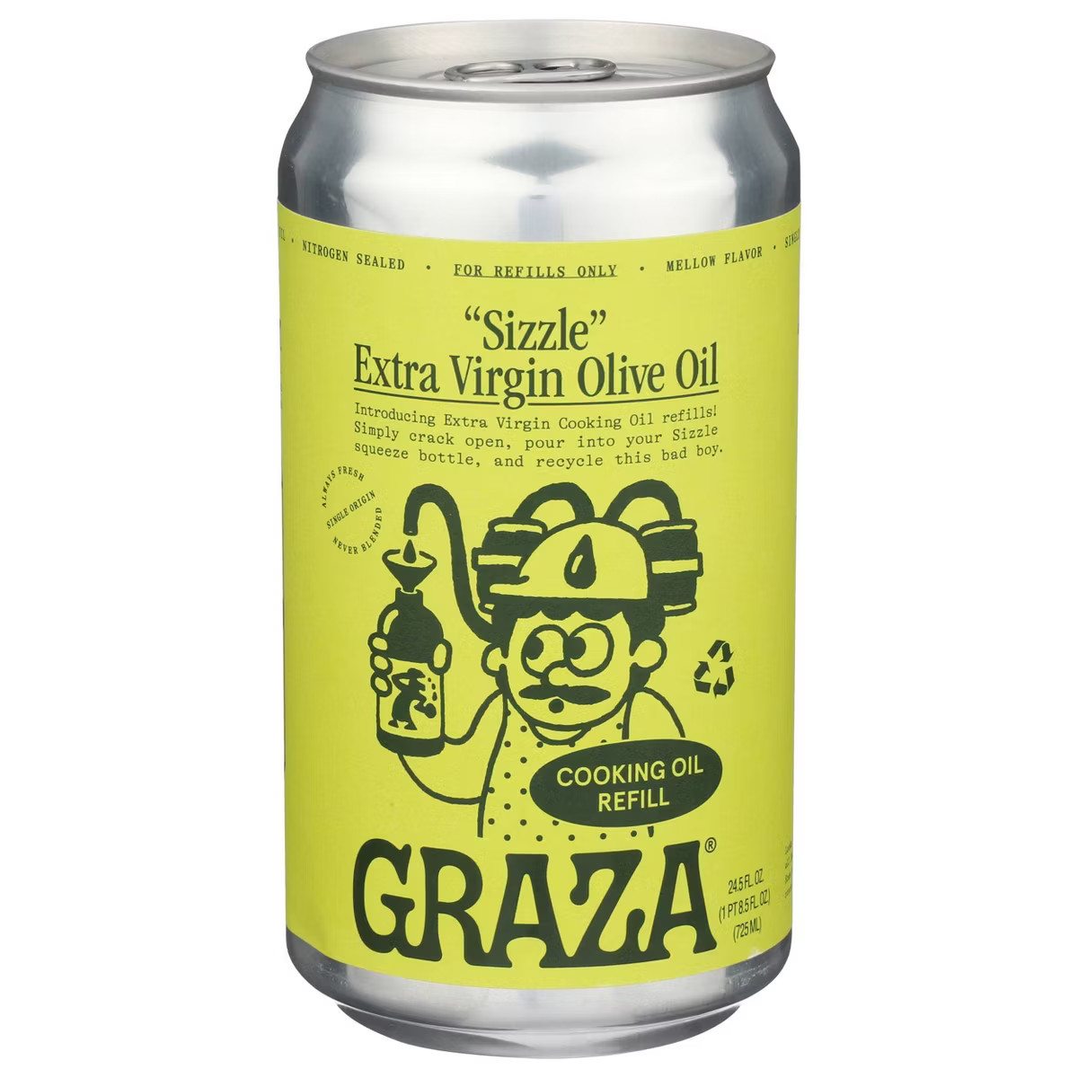 Graza Refill Sizzle Extra Virgin Olive Oil - 725mL | Target