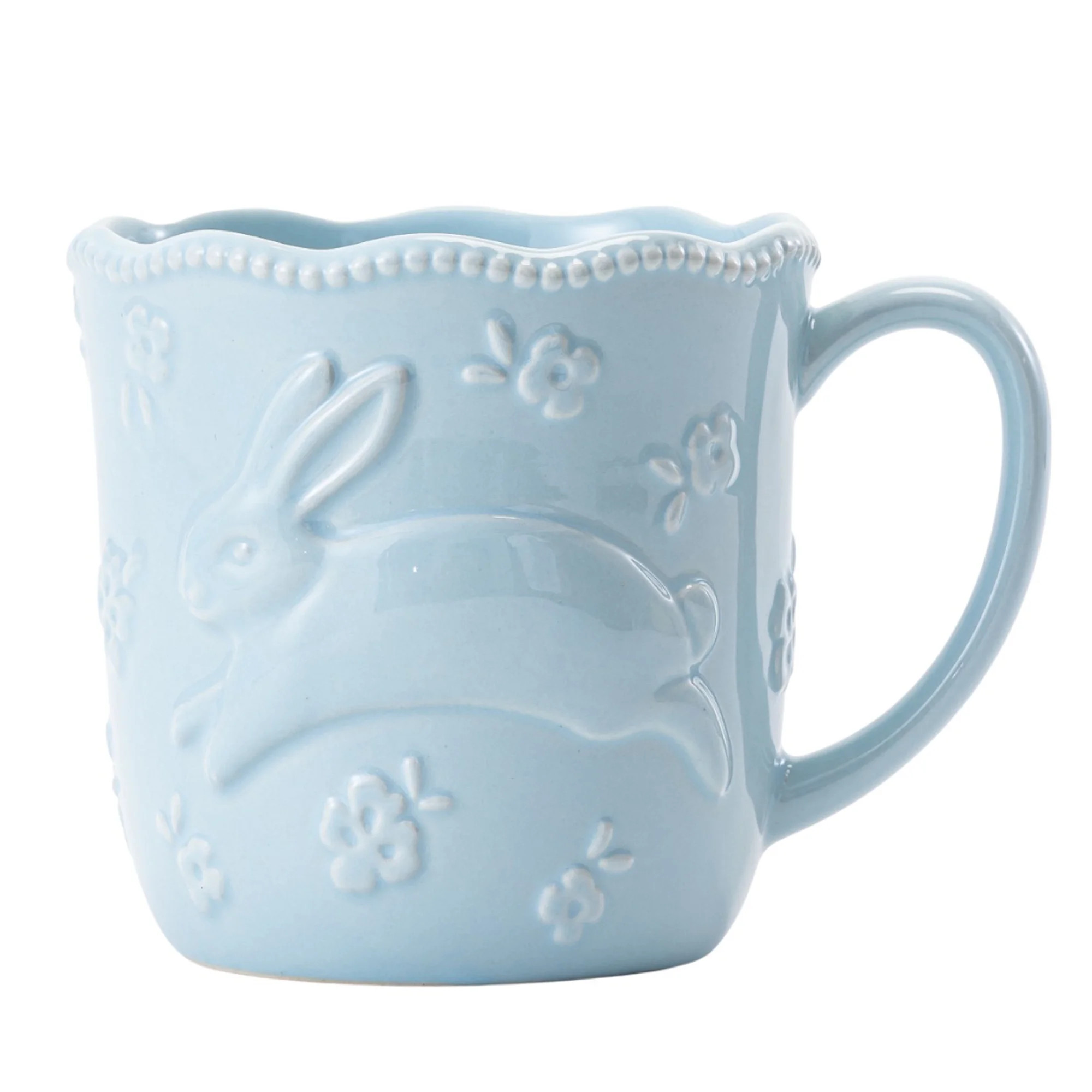 Way to Celebrate Blue Embossed Ceramic Mug, 17oz, 1 piece | Walmart (CA)