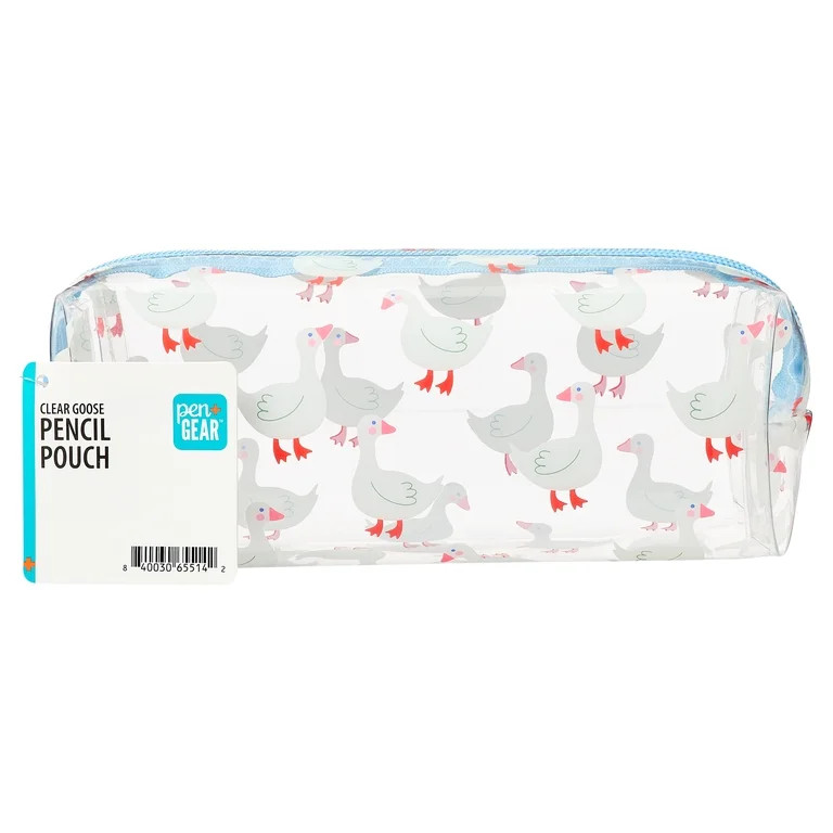Pen+Gear Clear Goose Pencil Pouch, Clear | Walmart (US)